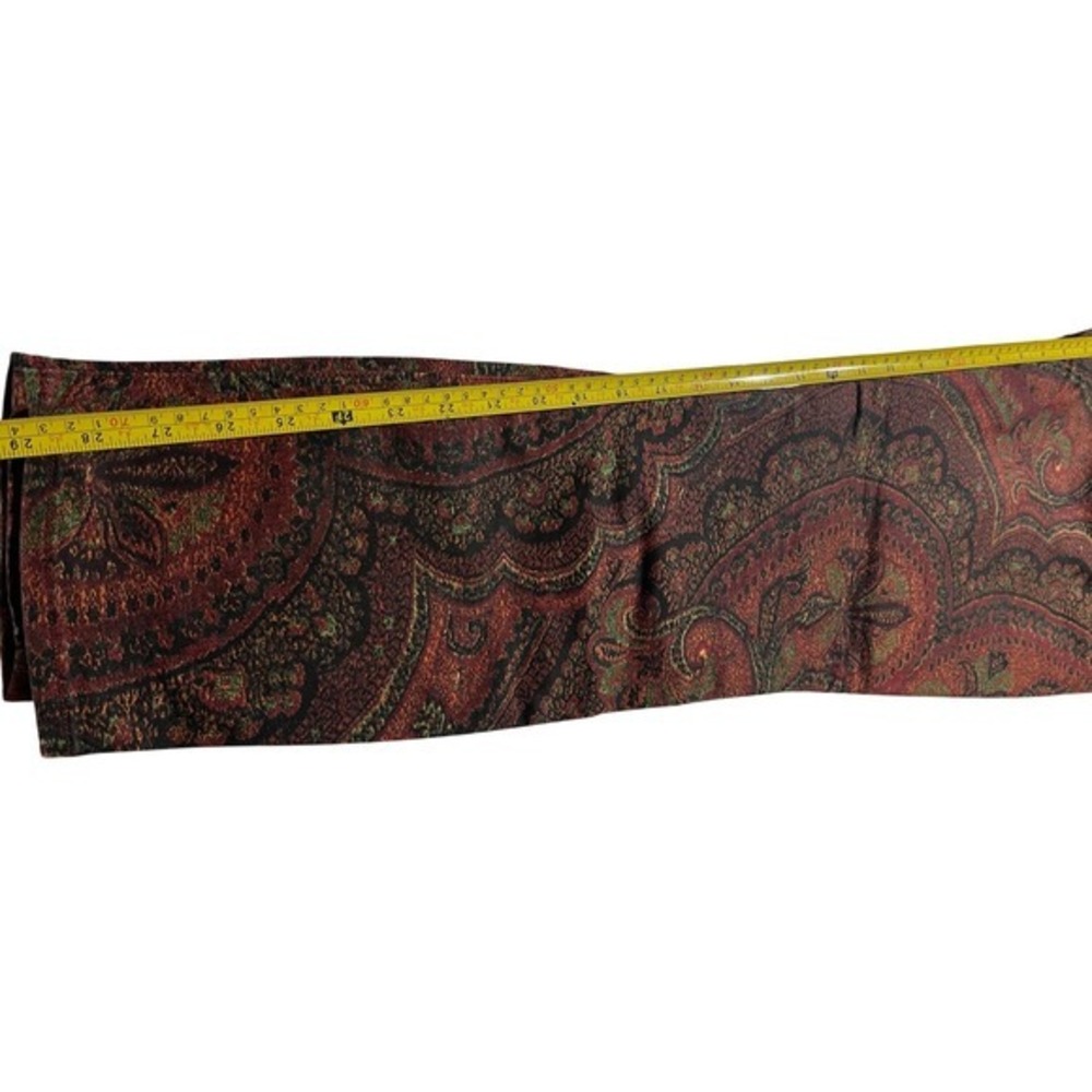 Lucky Brand Sofia Skinny Jeans Women 6/28 Paisley Tapestry Print Multi Color - Picture 3 of 3
